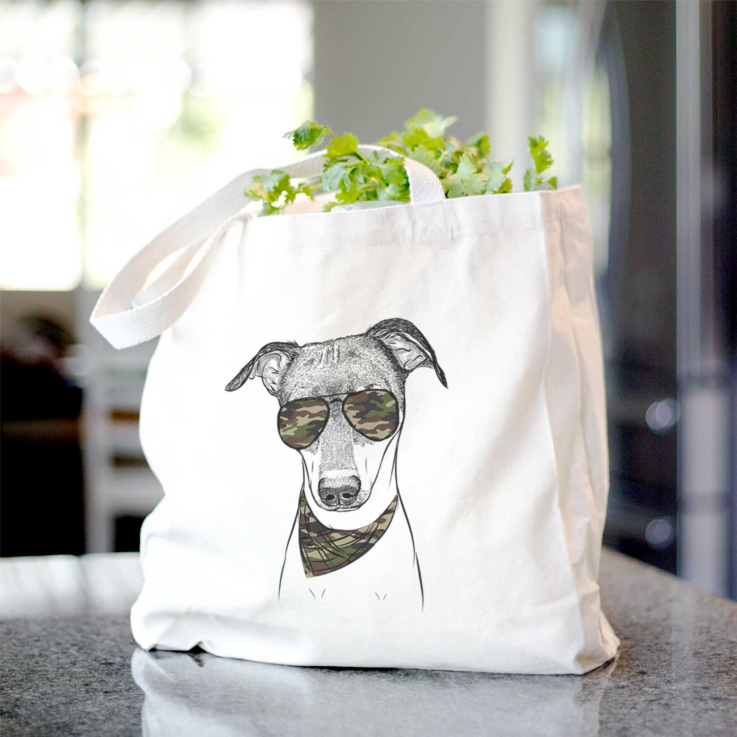 Momo the Japanese Terrier - Tote Bag