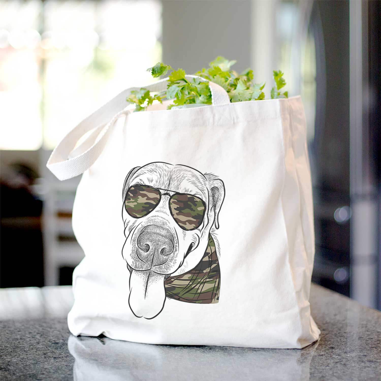 Sugar the Staffordshire Terrier Mix - Tote Bag