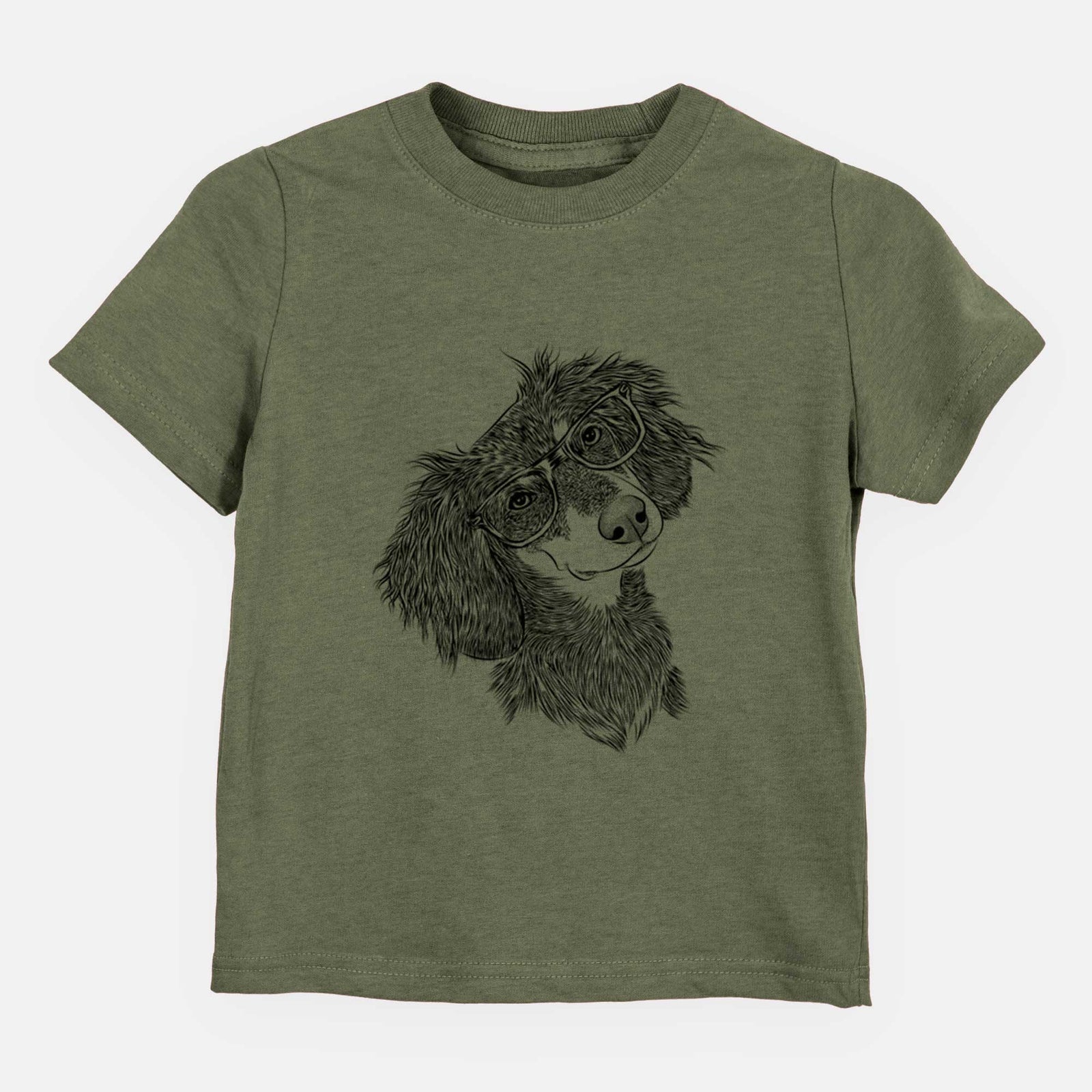 Chic Bailey the Long Haired Dachshund - Kids/Youth/Toddler Shirt