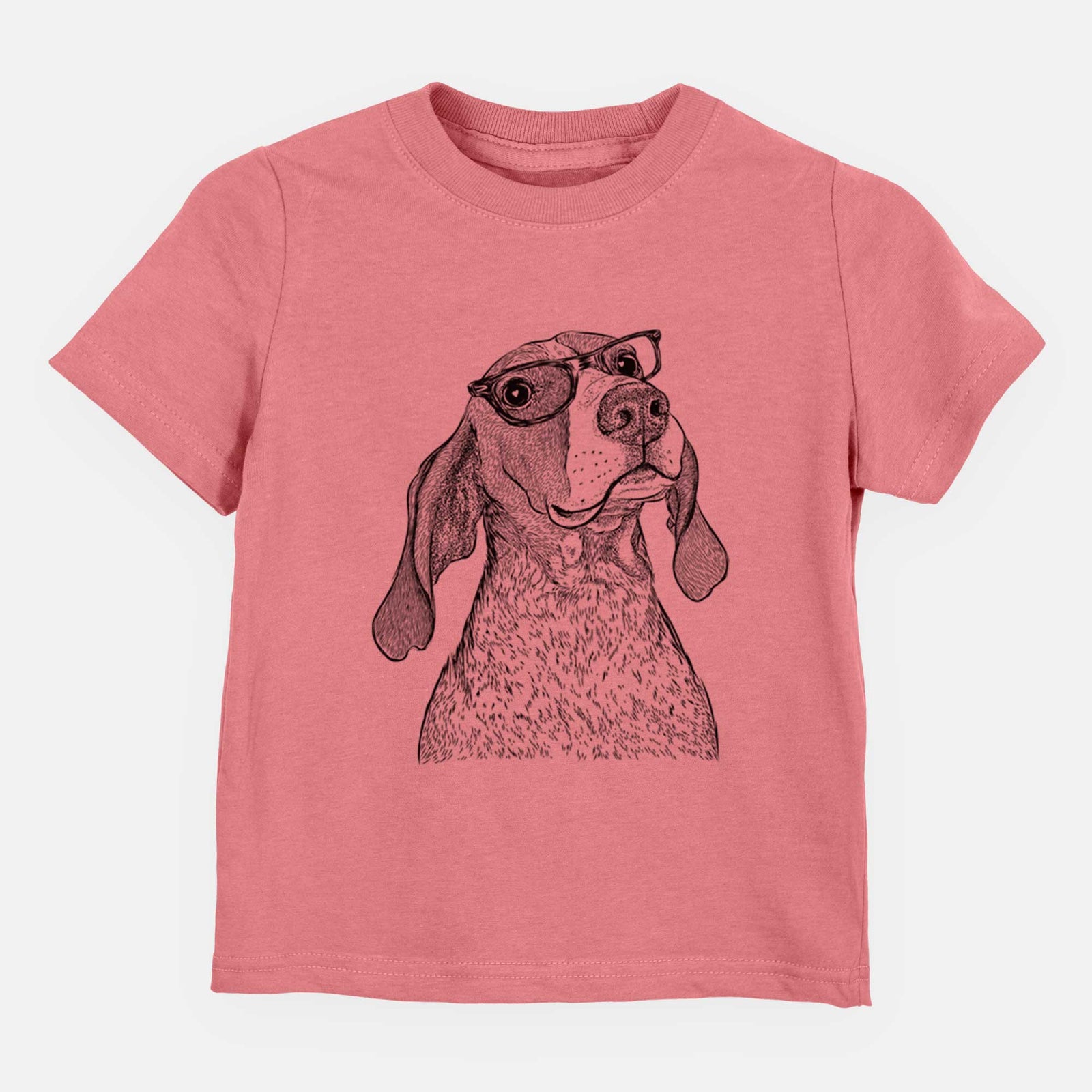 Chic Chester the Red Tick Coonhound - Kids/Youth/Toddler Shirt