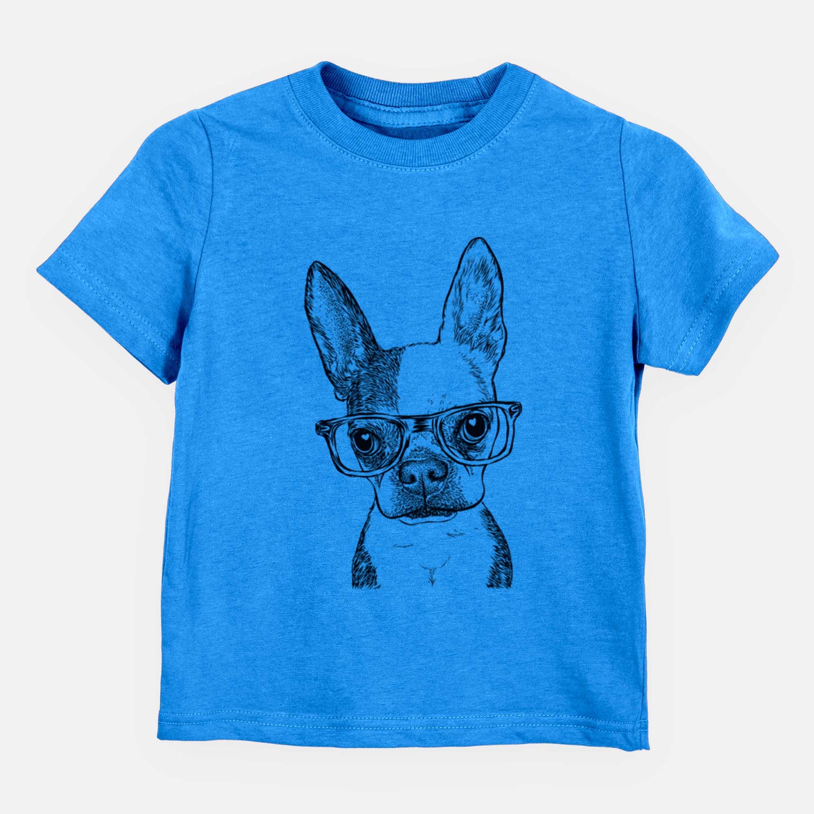 Chic Daisy the Boston Terrier - Kids/Youth/Toddler Shirt