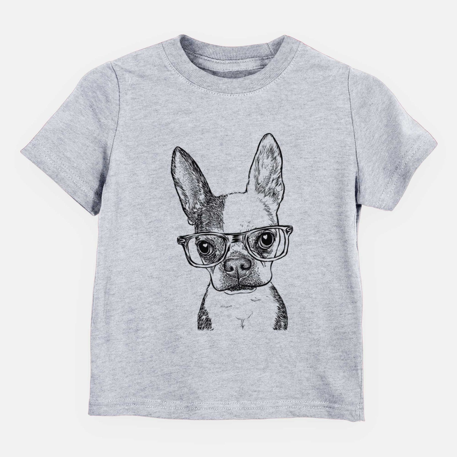 Chic Daisy the Boston Terrier - Kids/Youth/Toddler Shirt