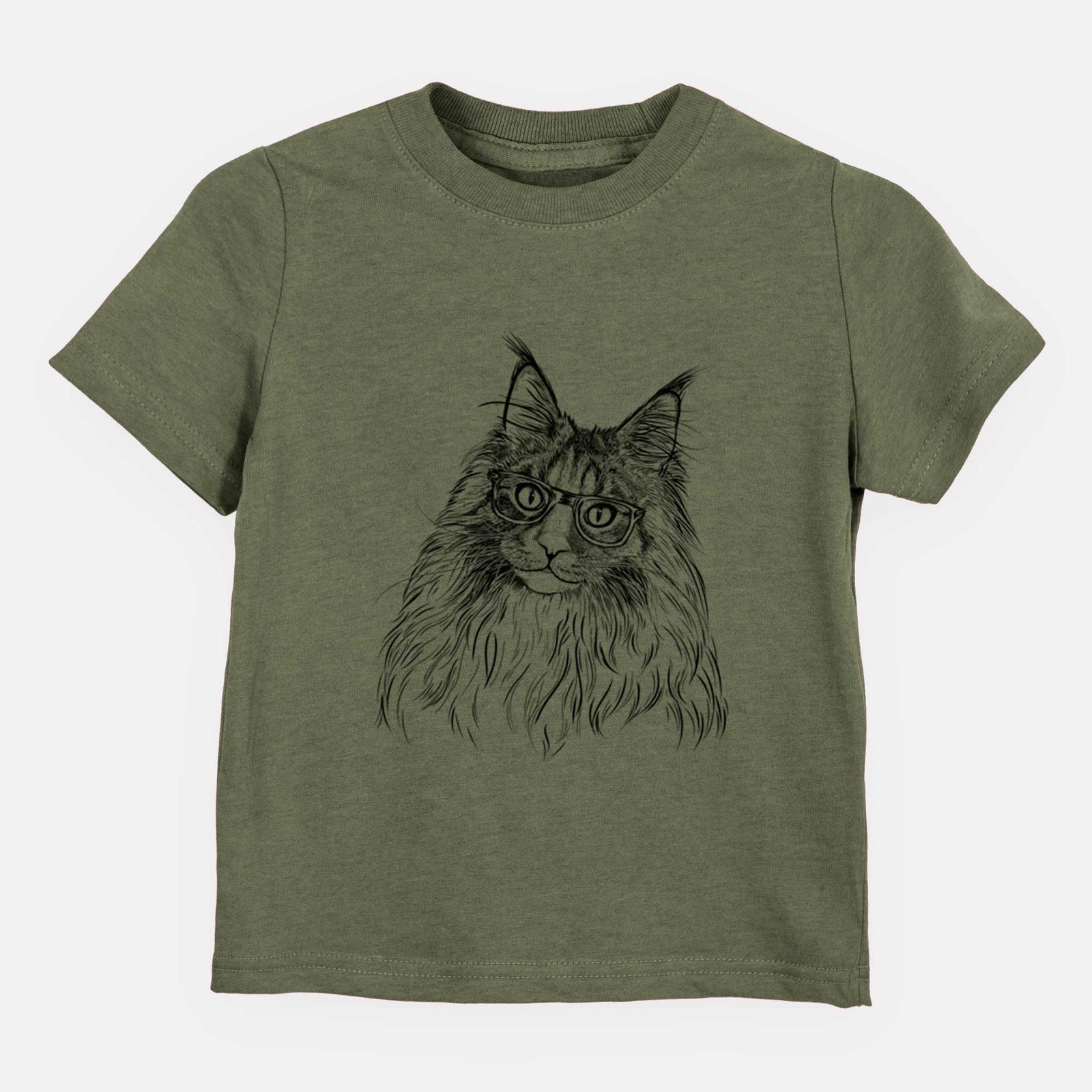 Chic Kiki the Maine Coon Cat - Kids/Youth/Toddler Shirt