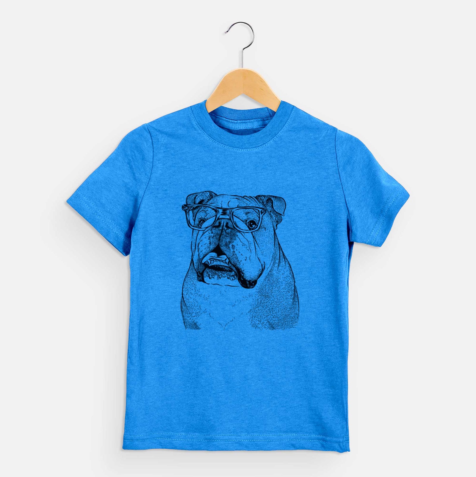 Chic Piggy the English Bulldog - Kids/Youth/Toddler Shirt