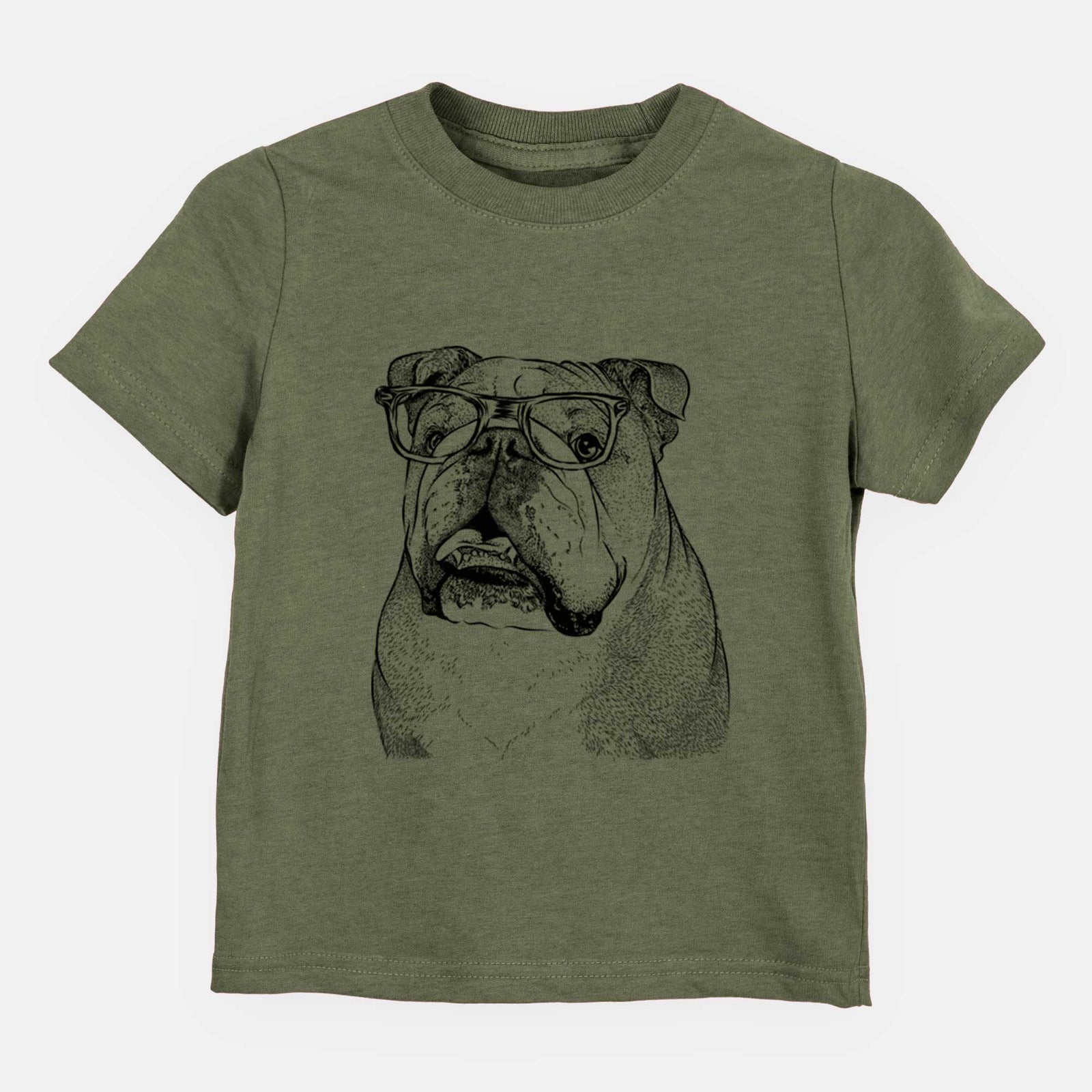 Chic Piggy the English Bulldog - Kids/Youth/Toddler Shirt