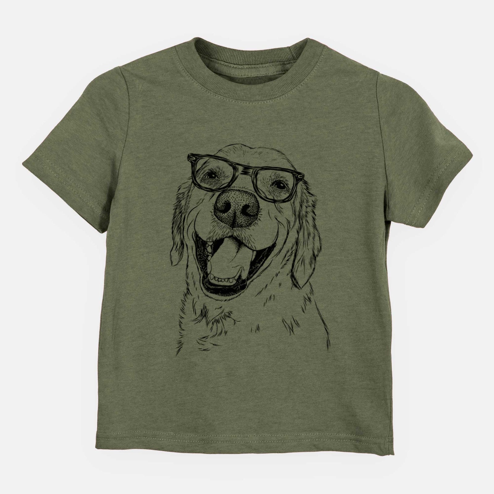 Chic Spanky the Golden Retriever - Kids/Youth/Toddler Shirt