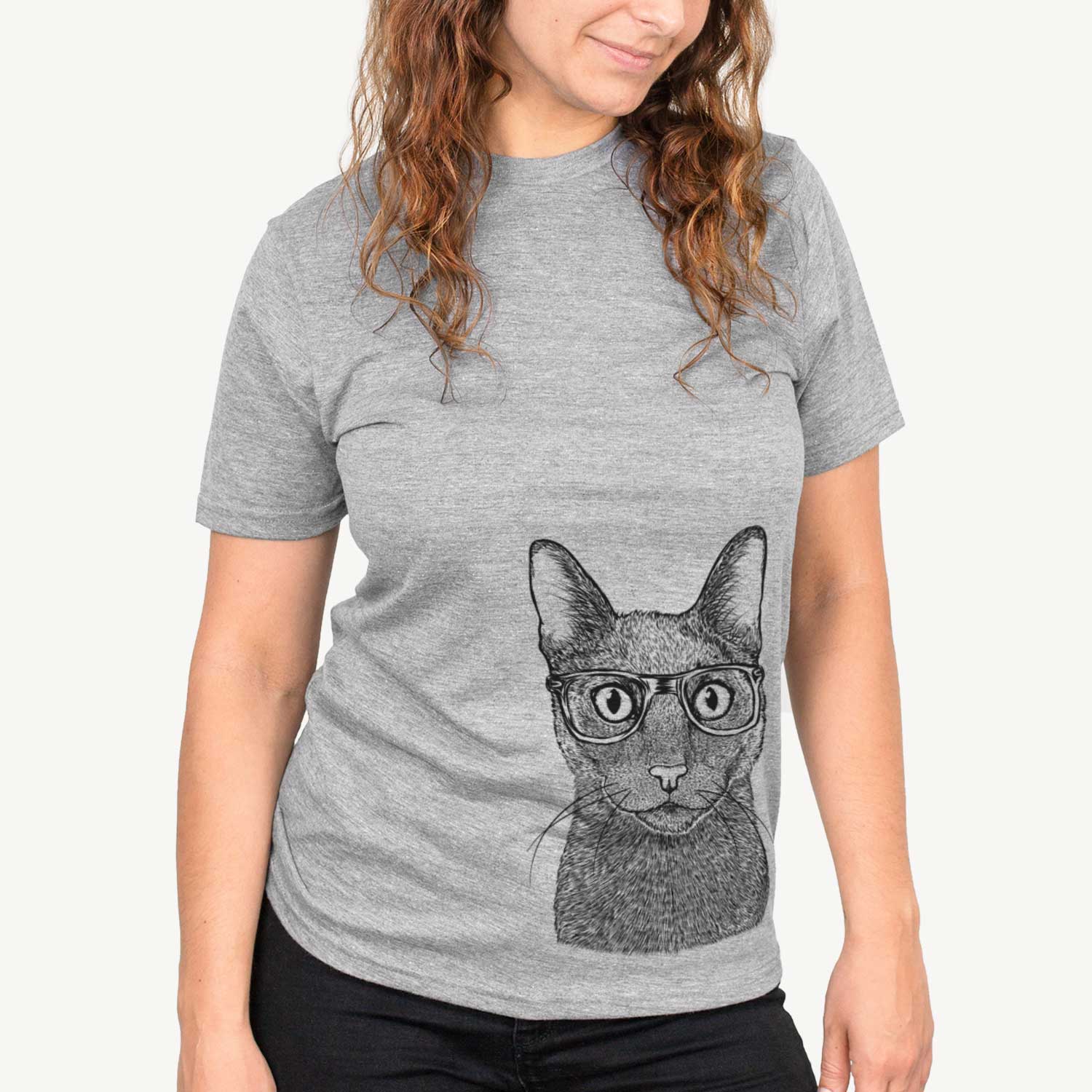 Stanley the Russian Blue Cat - Unisex Crewneck