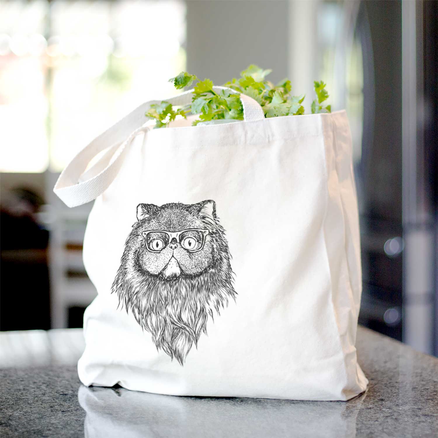 Vader the Persian Cat - Tote Bag