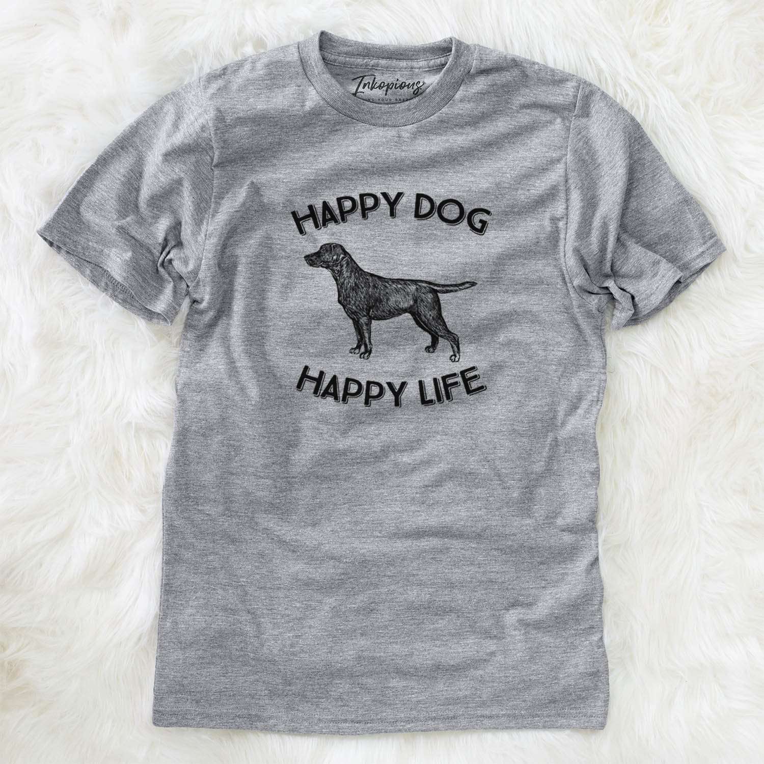 Happy Dog Happy Life - Unisex Crewneck