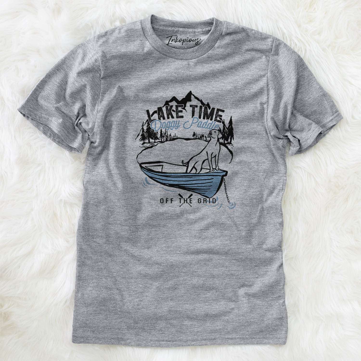 Lake Time Doggy Paddle - Unisex Crewneck