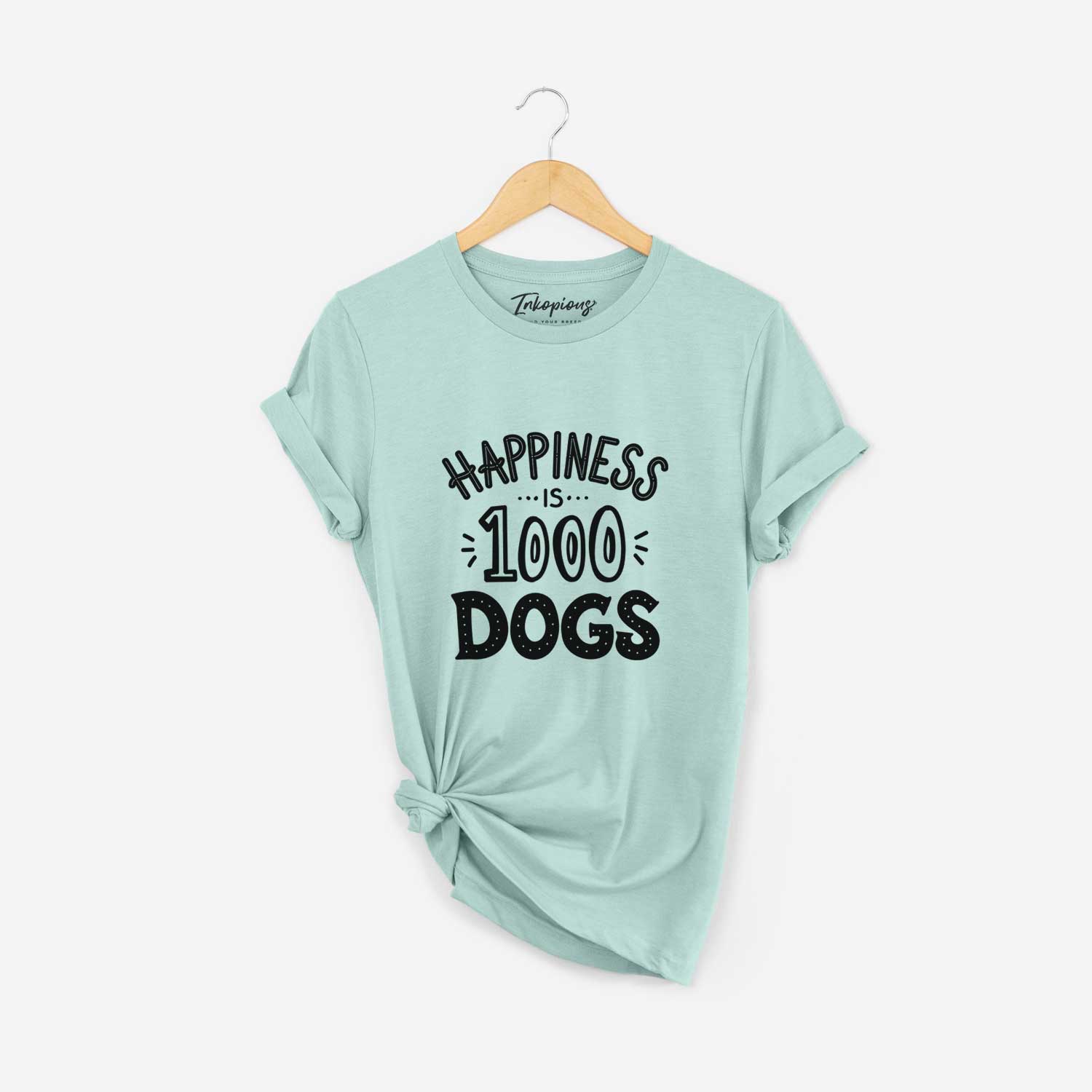 Happiness is 1000 Dogs - Unisex Crewneck