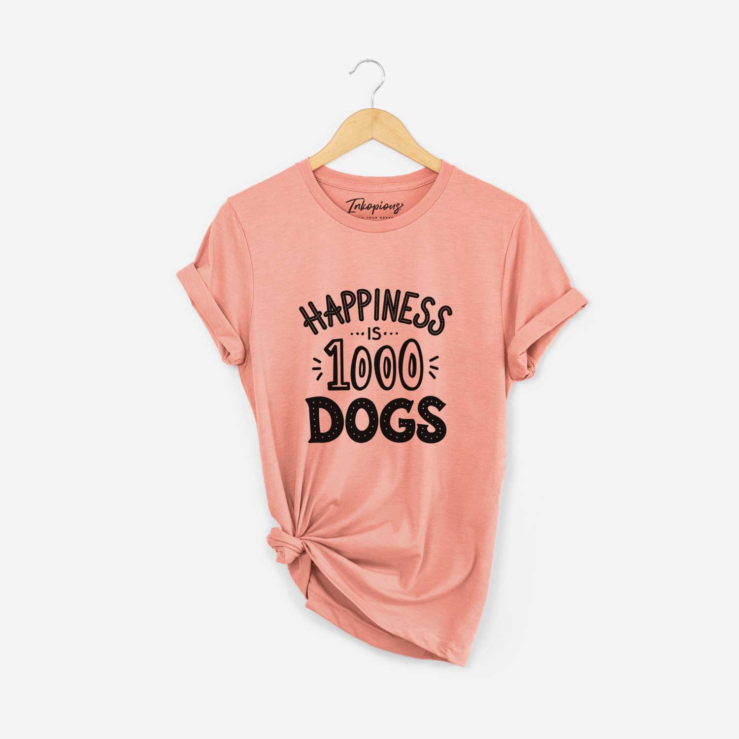 Happiness is 1000 Dogs - Unisex Crewneck