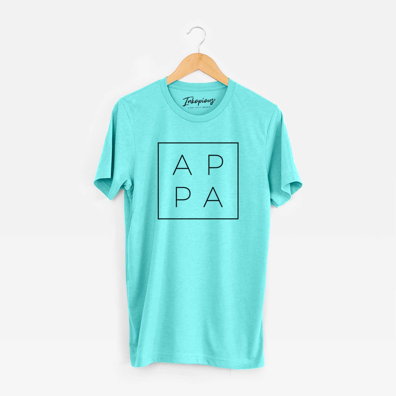 'Appa Boxed' design on a Sea Green Unisex crewneck