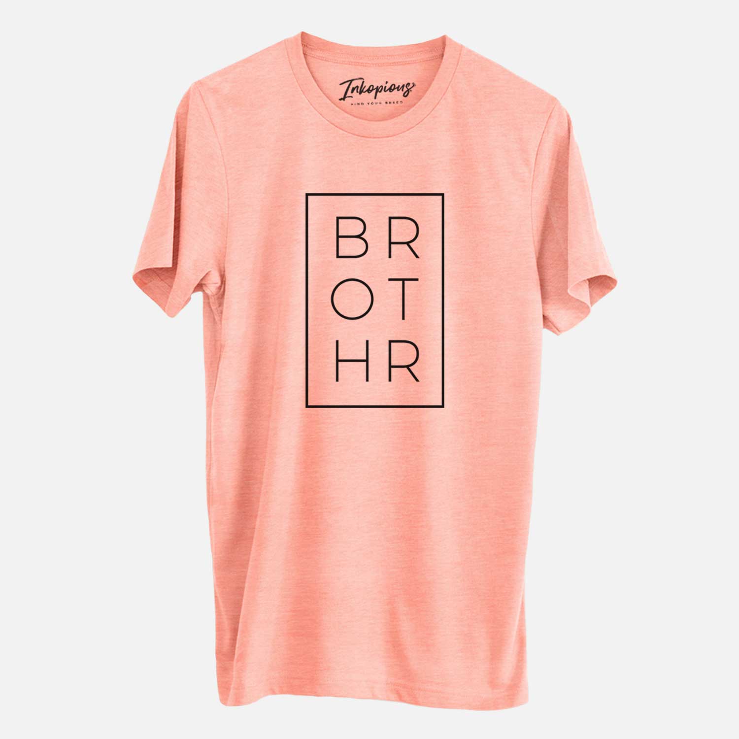 'Brother Boxed' design on a Sunset Unisex crewneck