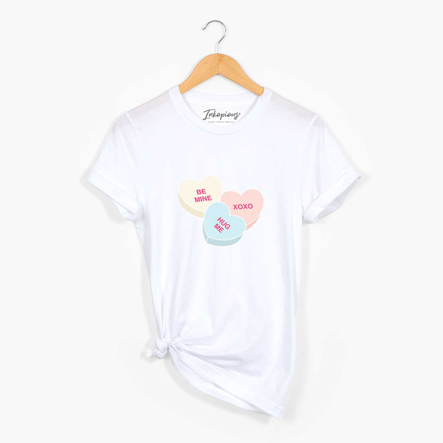 Valentine Candy Conversation Hearts - Unisex Crewneck