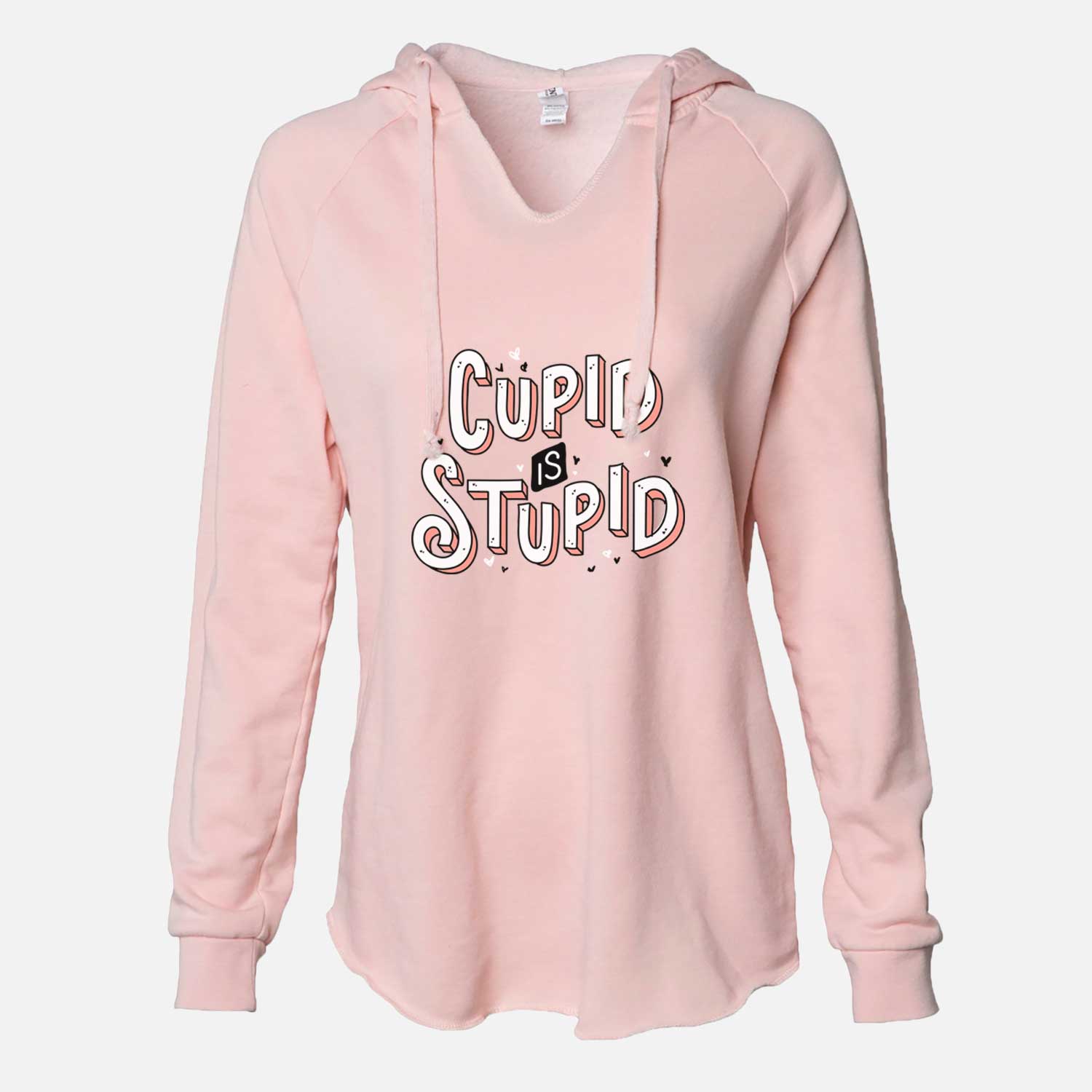 Cupid Is Stupid - Cali Wave Hooded Sweatshirt