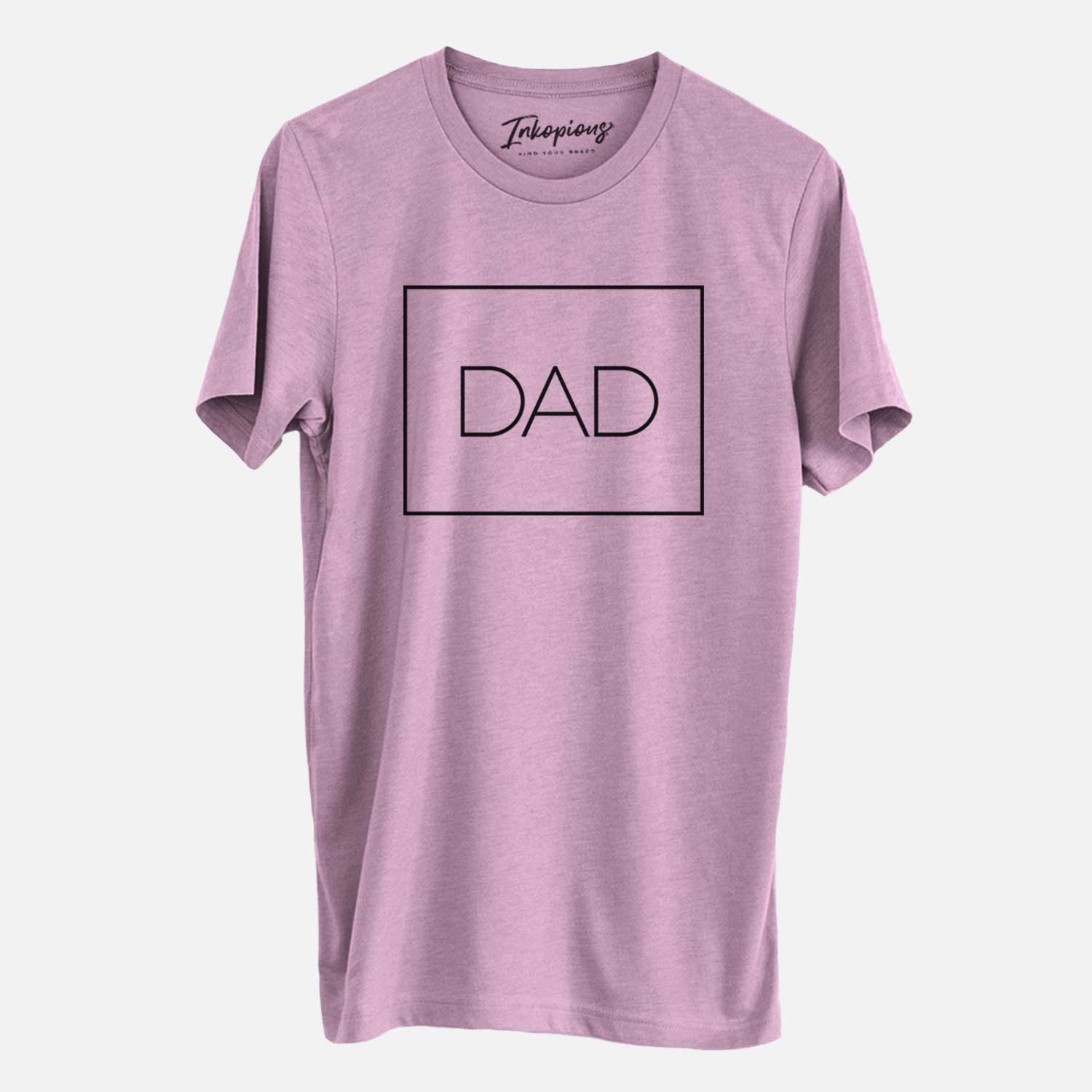 'Dad Boxed' design on an Orchid Unisex crewneck