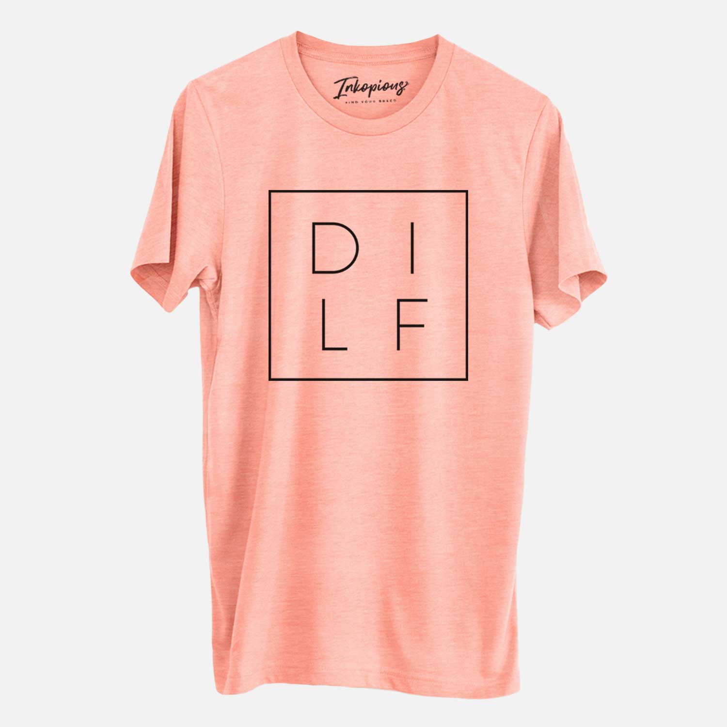 'Dilf Boxed' design on a Sunset Unisex crewneck