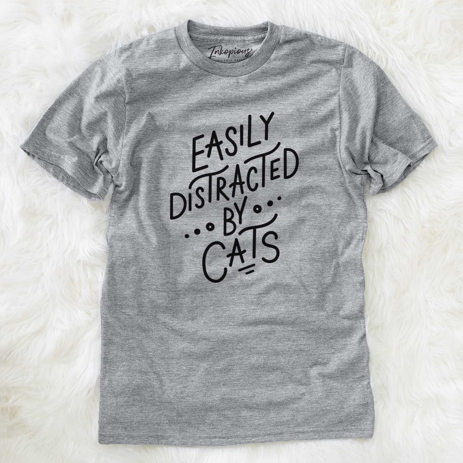 Easily Distracted by Cats - Unisex Crewneck