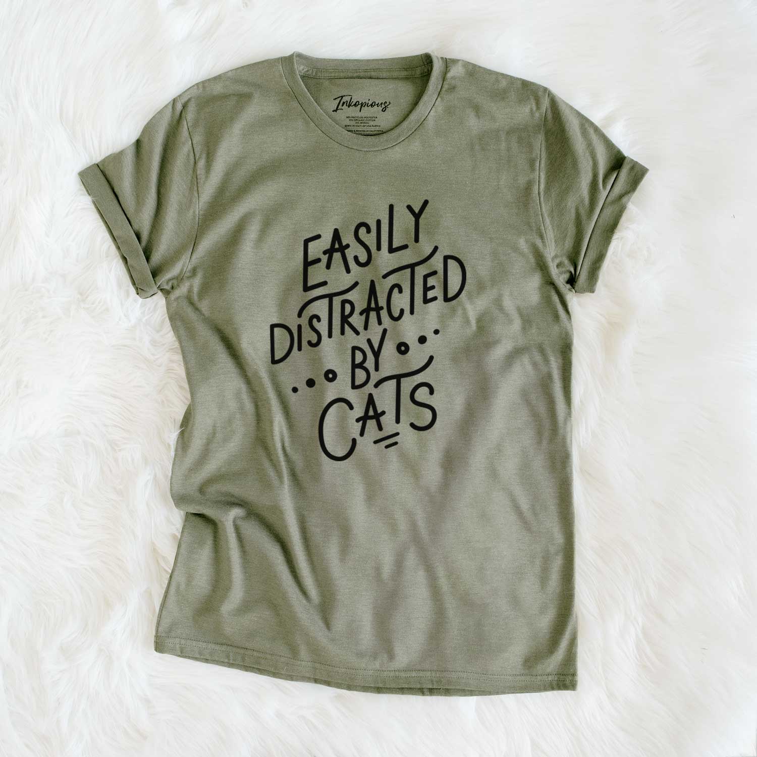 Easily Distracted by Cats - Unisex Crewneck