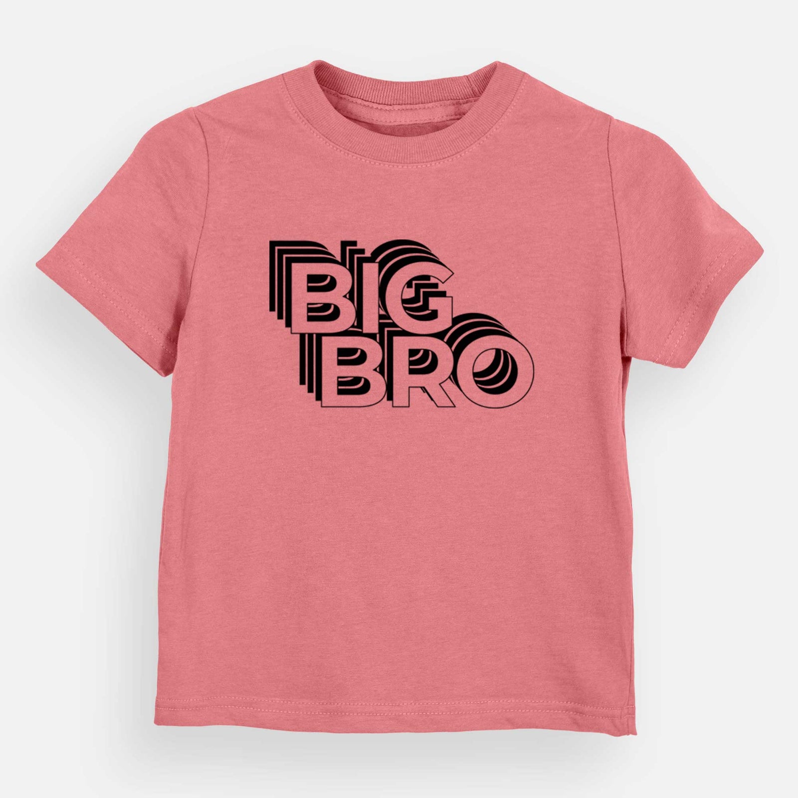 'Big Bro - Electristack Collection' design on a Mauve kids' shirt