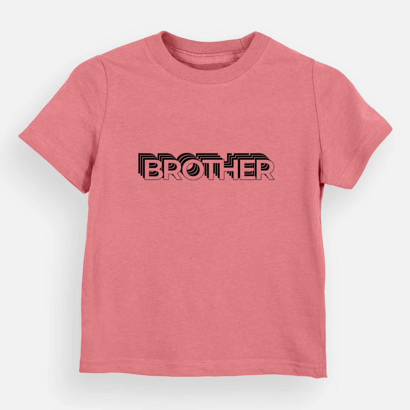 'Brother - Electristack Collection' design on a Mauve kids' shirt