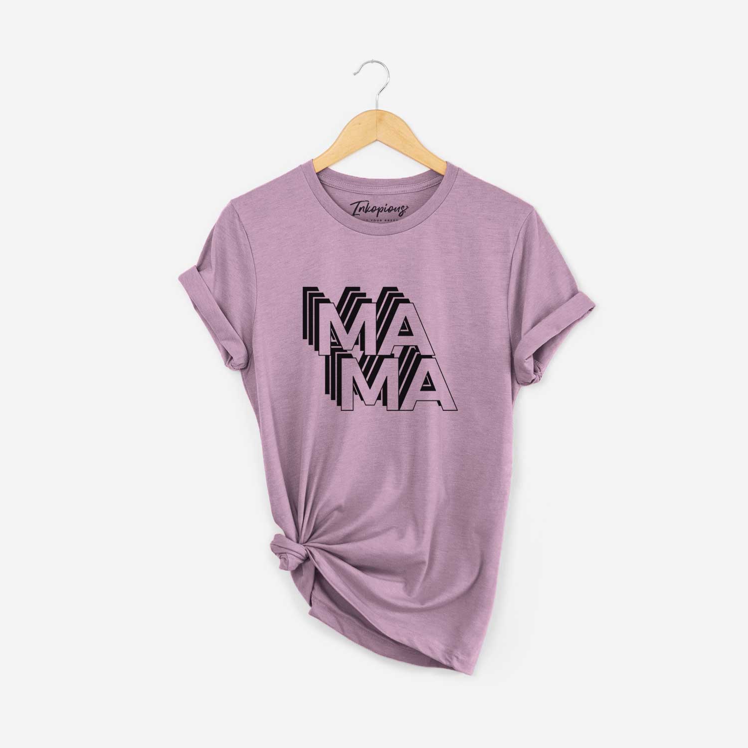 'Mama - Electristack Collection' design on an Orchid Unisex crewneck