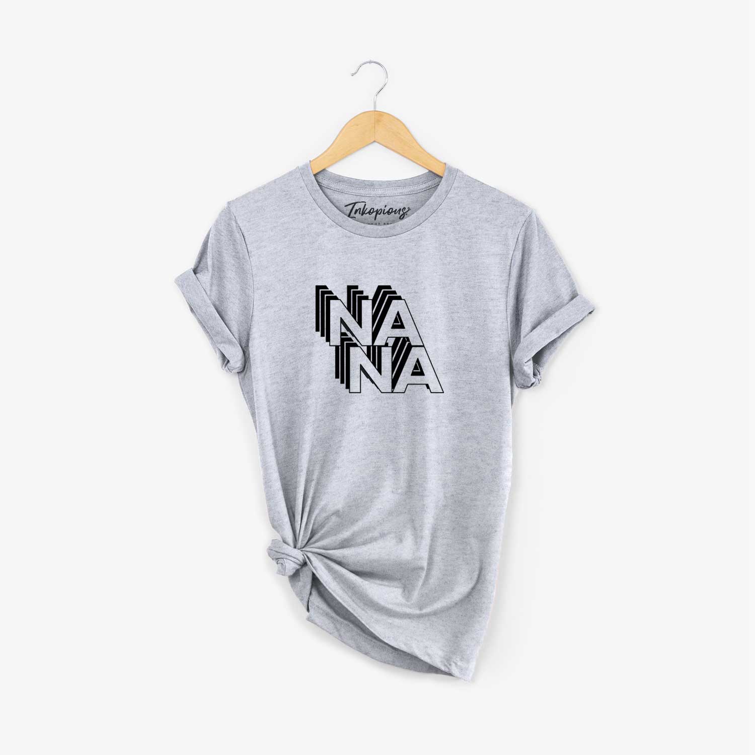 'Nana - Electristack Collection' design on a Grey Unisex crewneck
