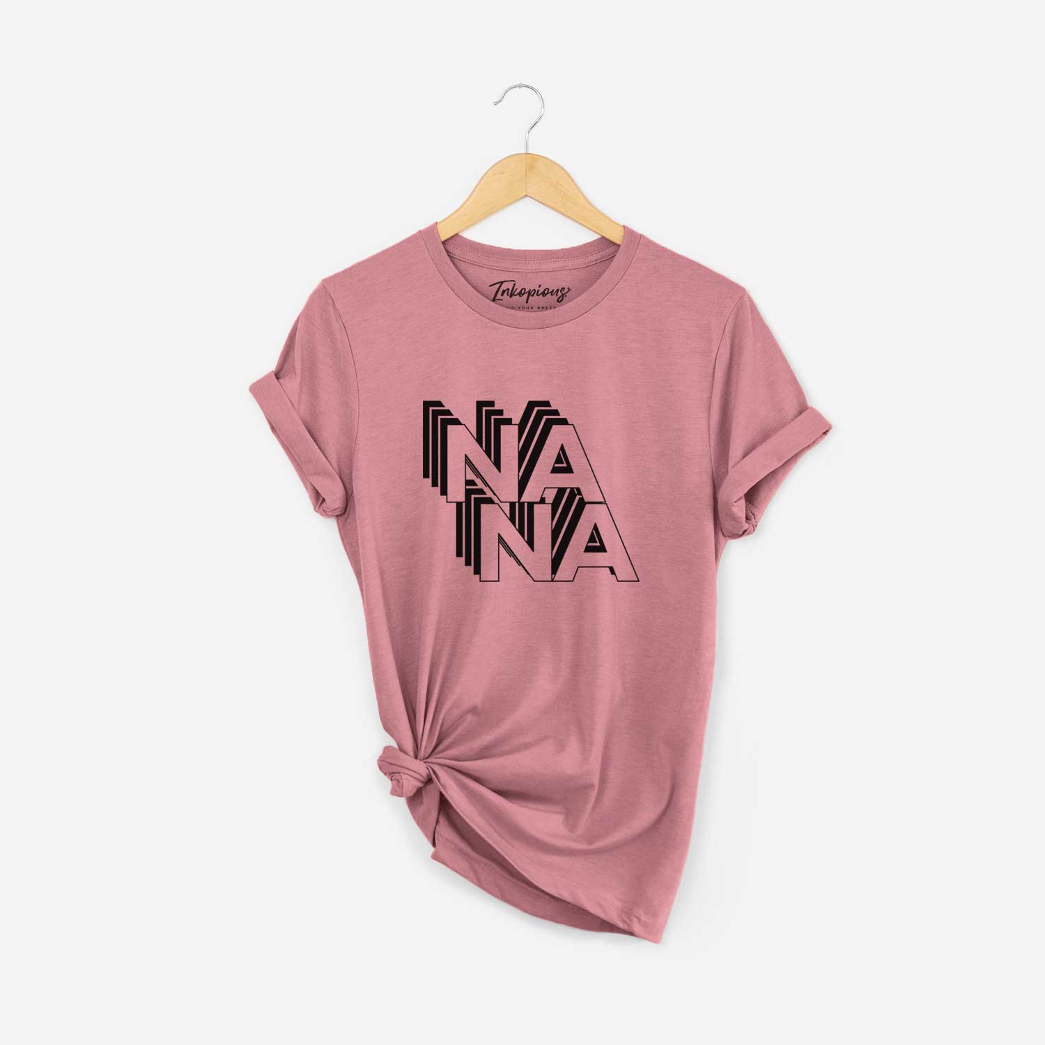 'Nana - Electristack Collection' design on a Mauve Unisex crewneck