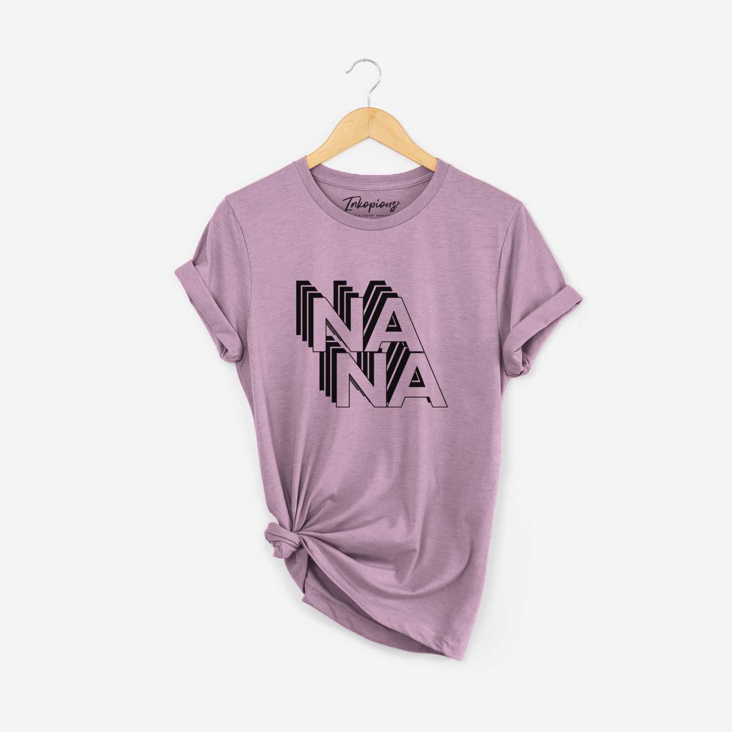 'Nana - Electristack Collection' design on an Orchid Unisex crewneck