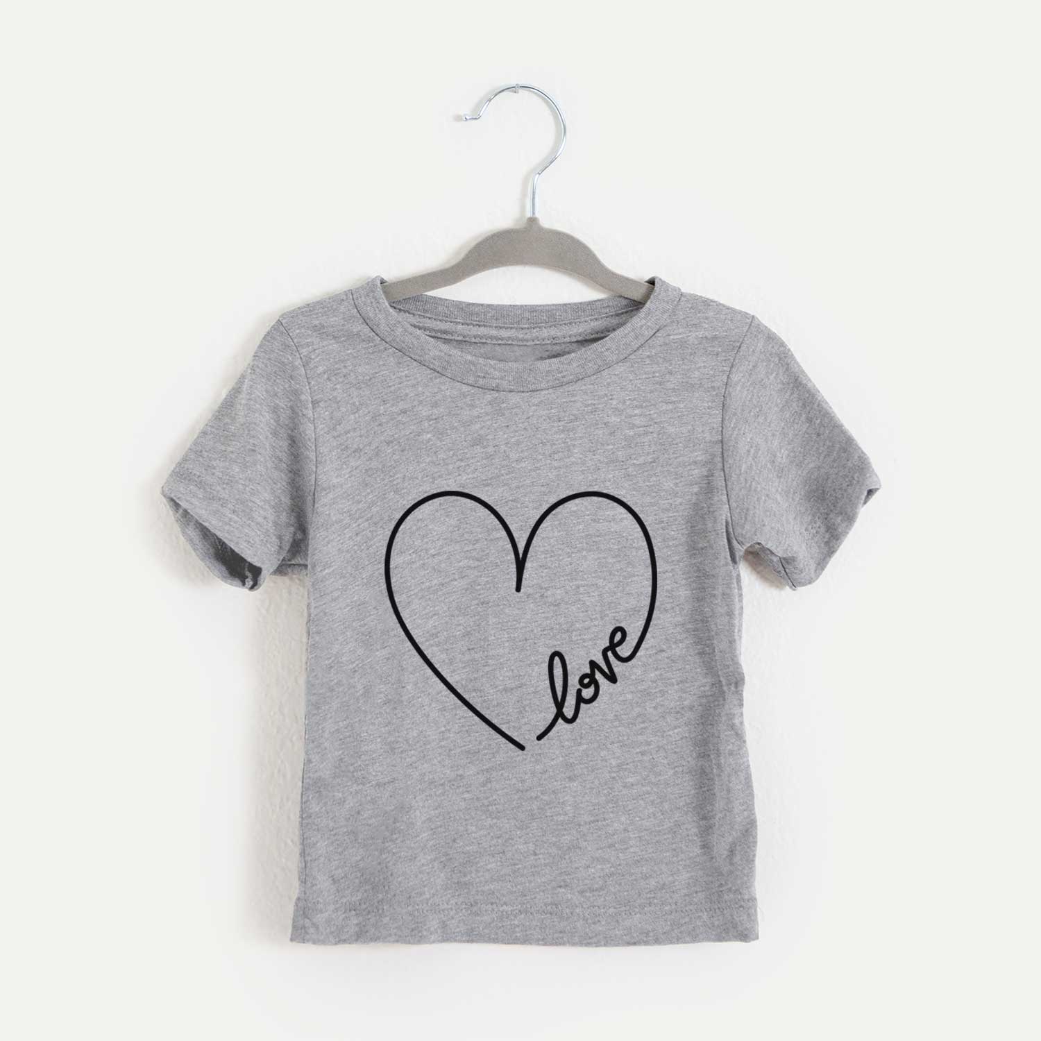 Hand Drawn Love Heart - Kids/Youth/Toddler Shirt