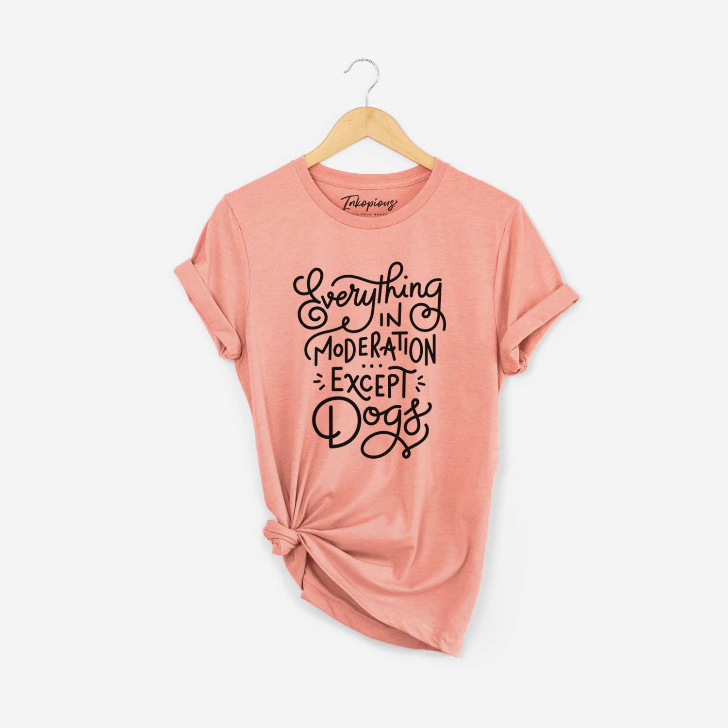 Everything in Moderation - Except Dogs - Unisex Crewneck