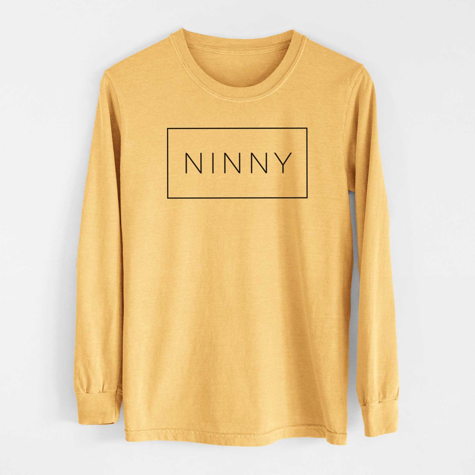 Ninny Boxed 1 Line - Heavyweight 100% Cotton Long Sleeve