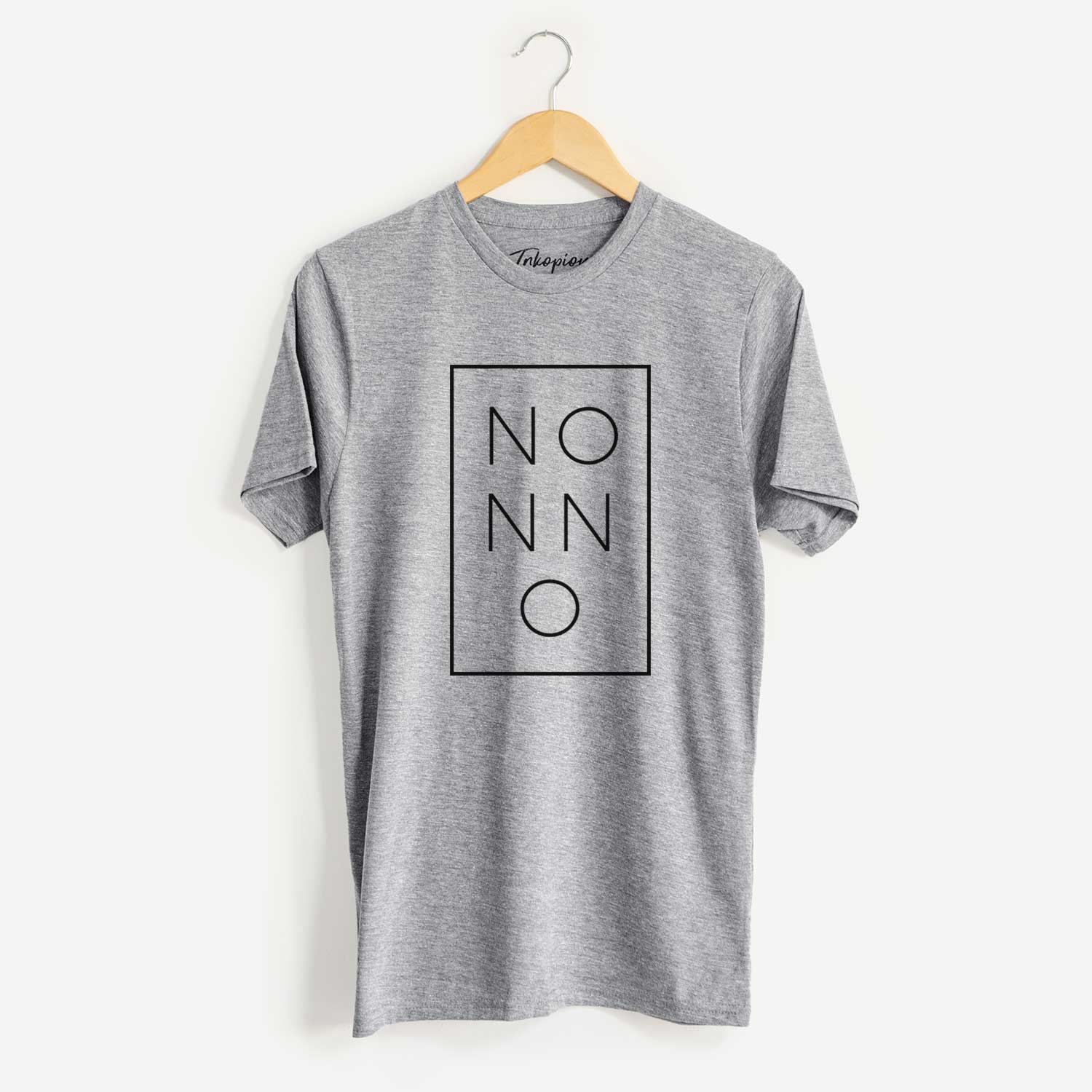 'Nonno Boxed' design on a Grey Unisex crewneck