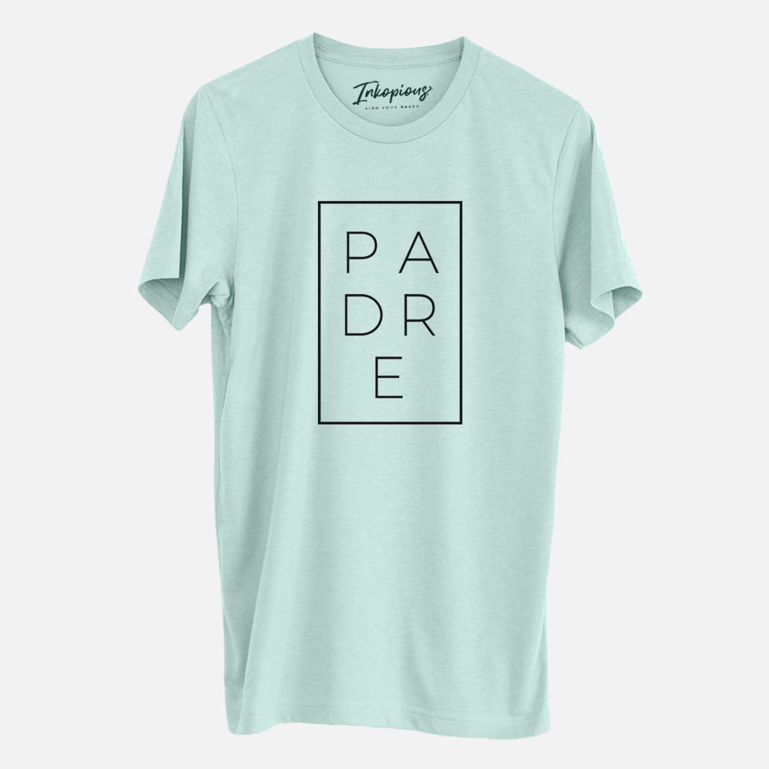 'Padre Boxed' design on a Heather Sage Unisex crewneck