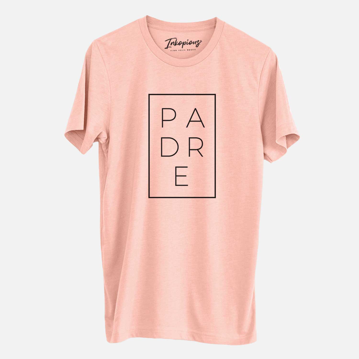 'Padre Boxed' design on a Peach Unisex crewneck