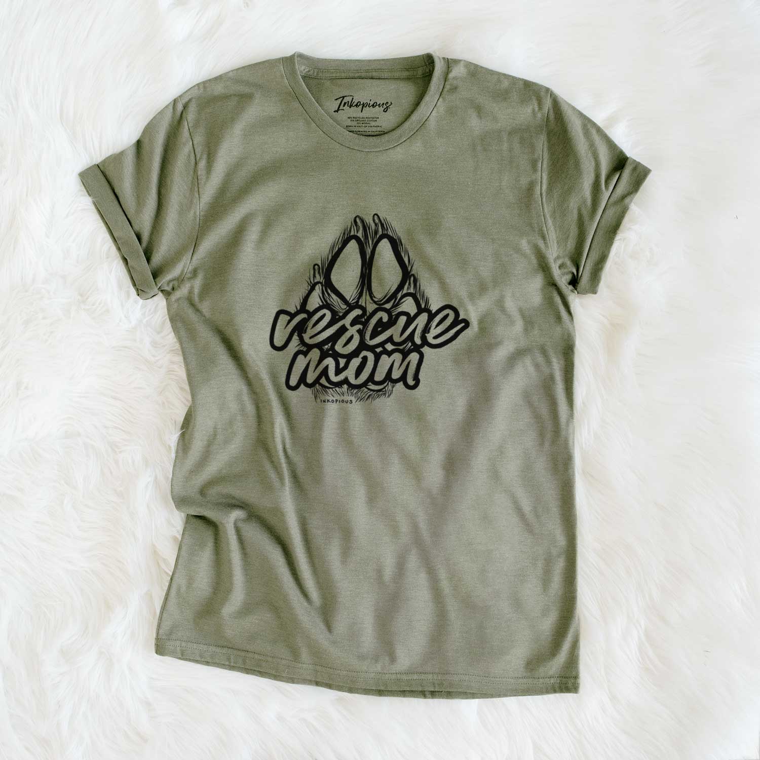 Rescue Mom - Paw Collection - Unisex Crewneck
