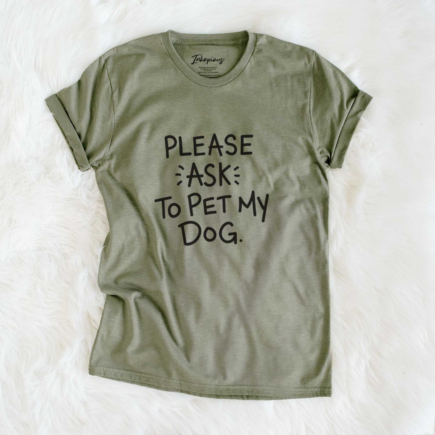 Please Ask to Pet My Dog - Unisex Crewneck