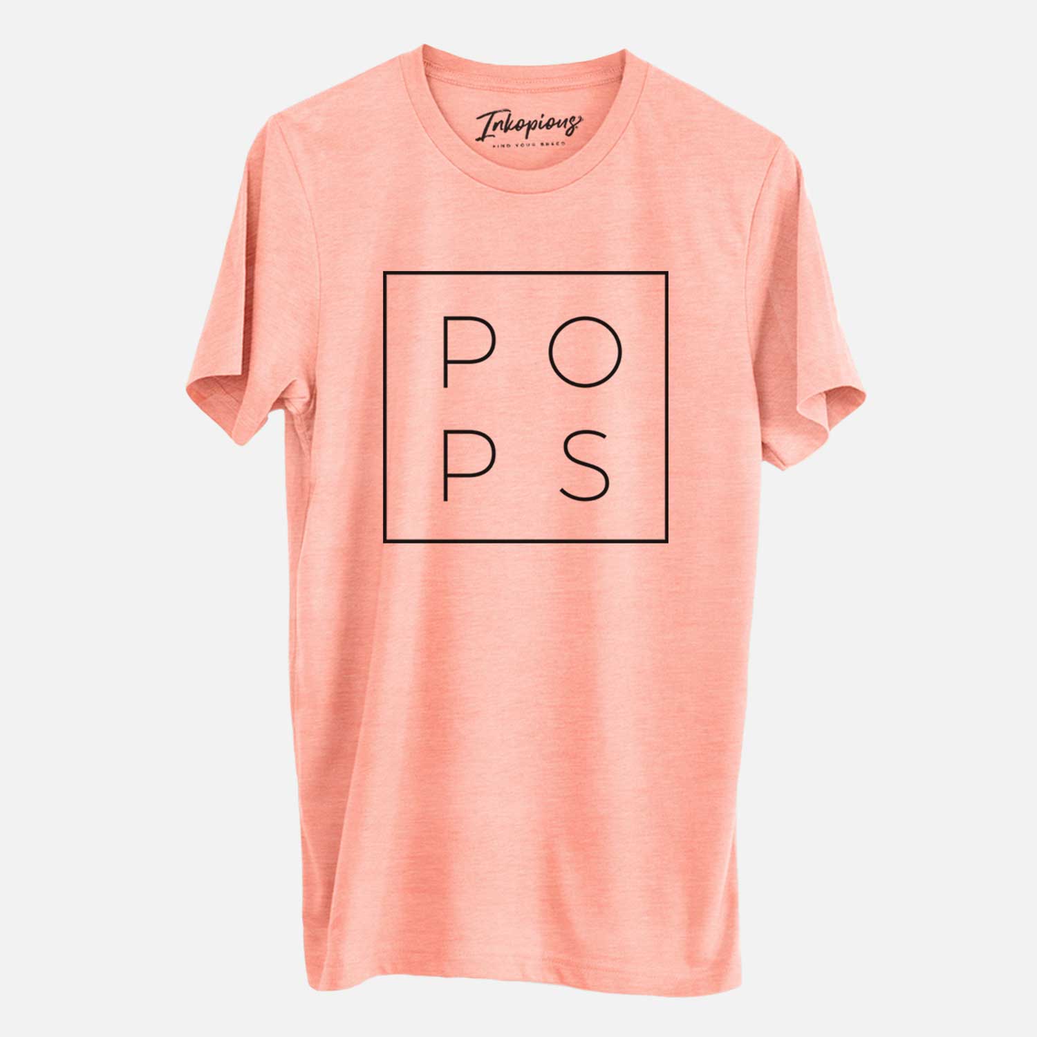 'Pops Boxed' design on a Sunset Unisex crewneck