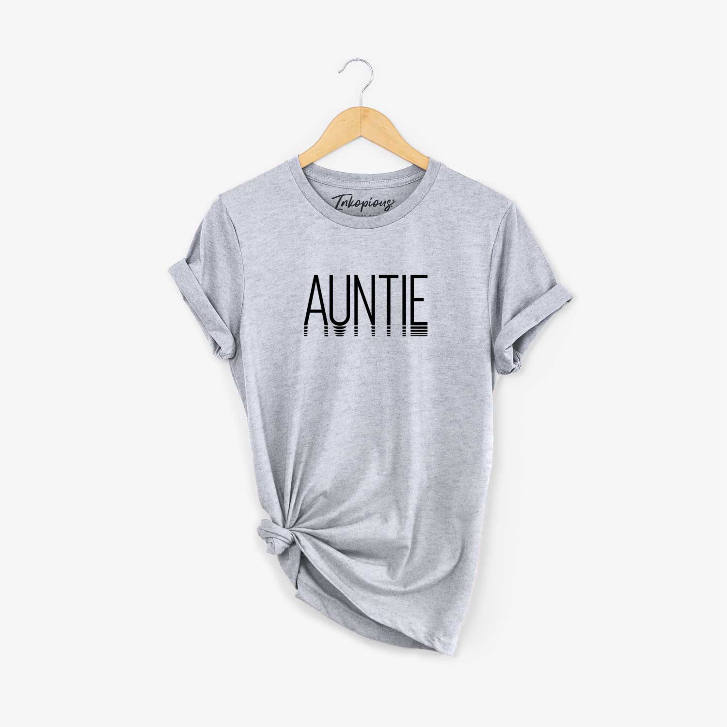 'Auntie - Reflections Collection' design on a Grey Unisex crewneck
