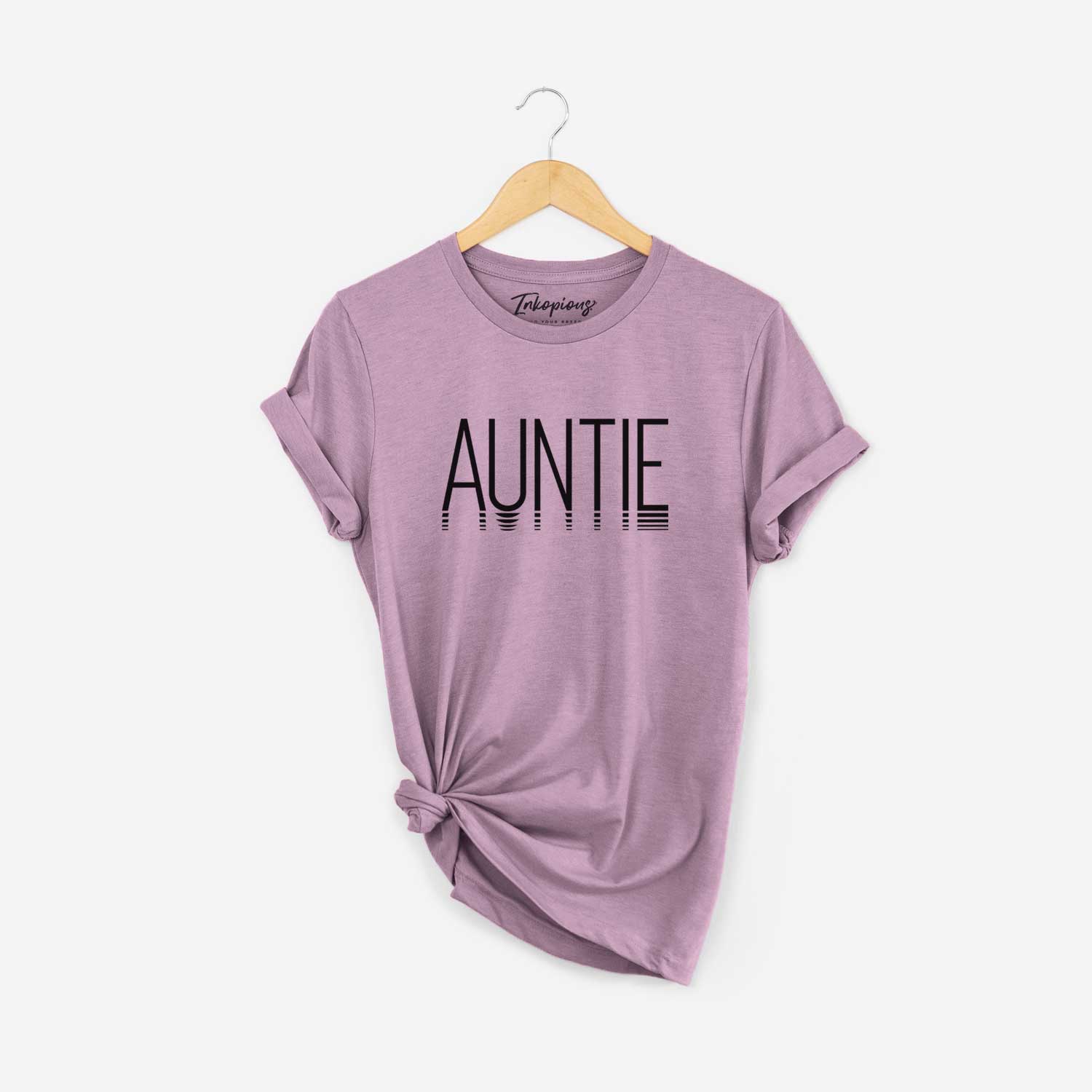 'Auntie - Reflections Collection' design on an Orchid Unisex crewneck
