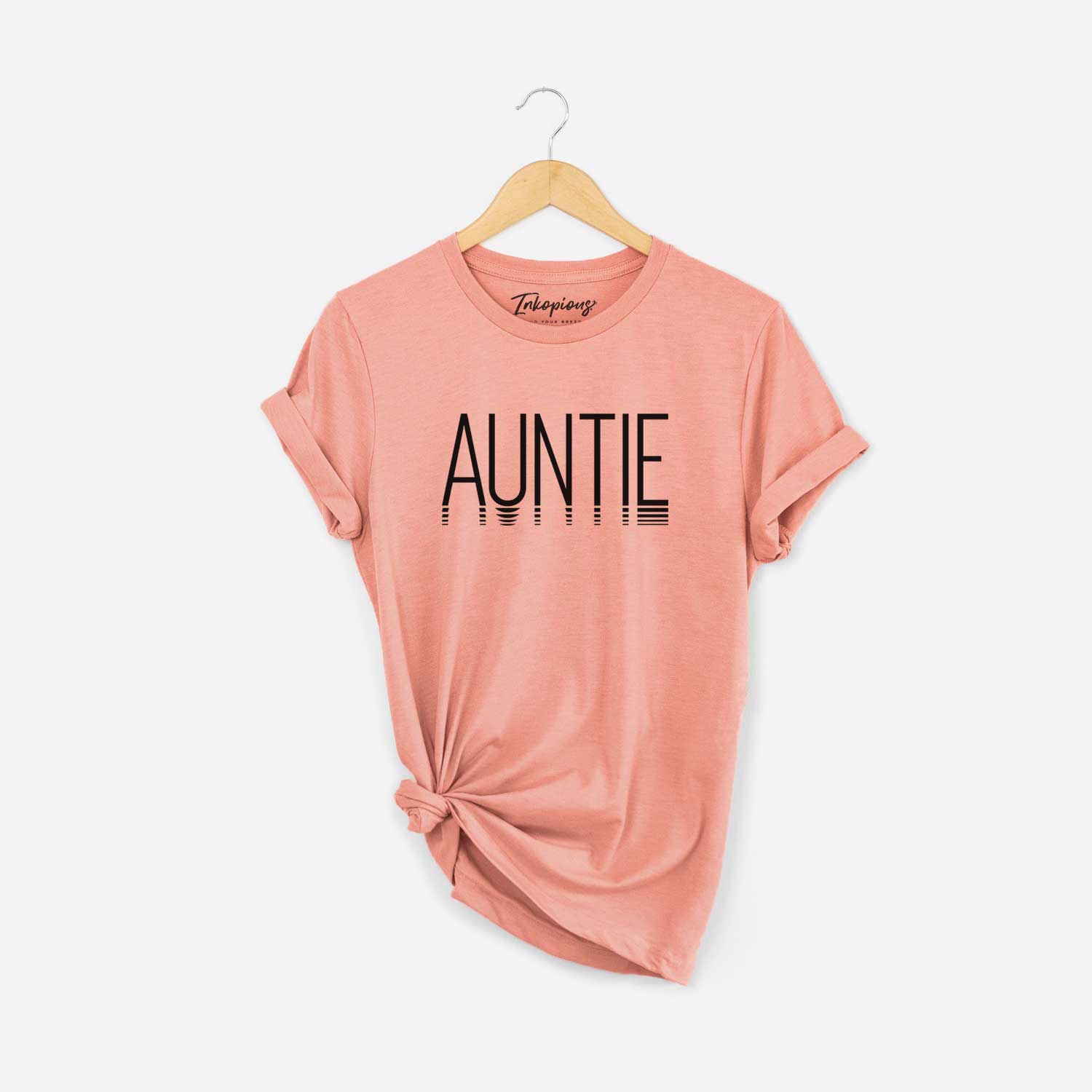 'Auntie - Reflections Collection' design on a Sunset Unisex crewneck