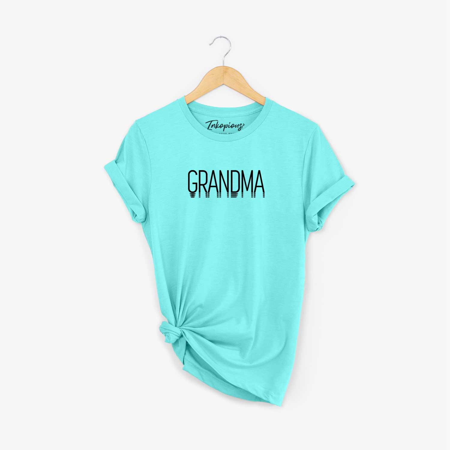 'Grandma - Reflections Collection' design on a Sea Green Unisex crewneck