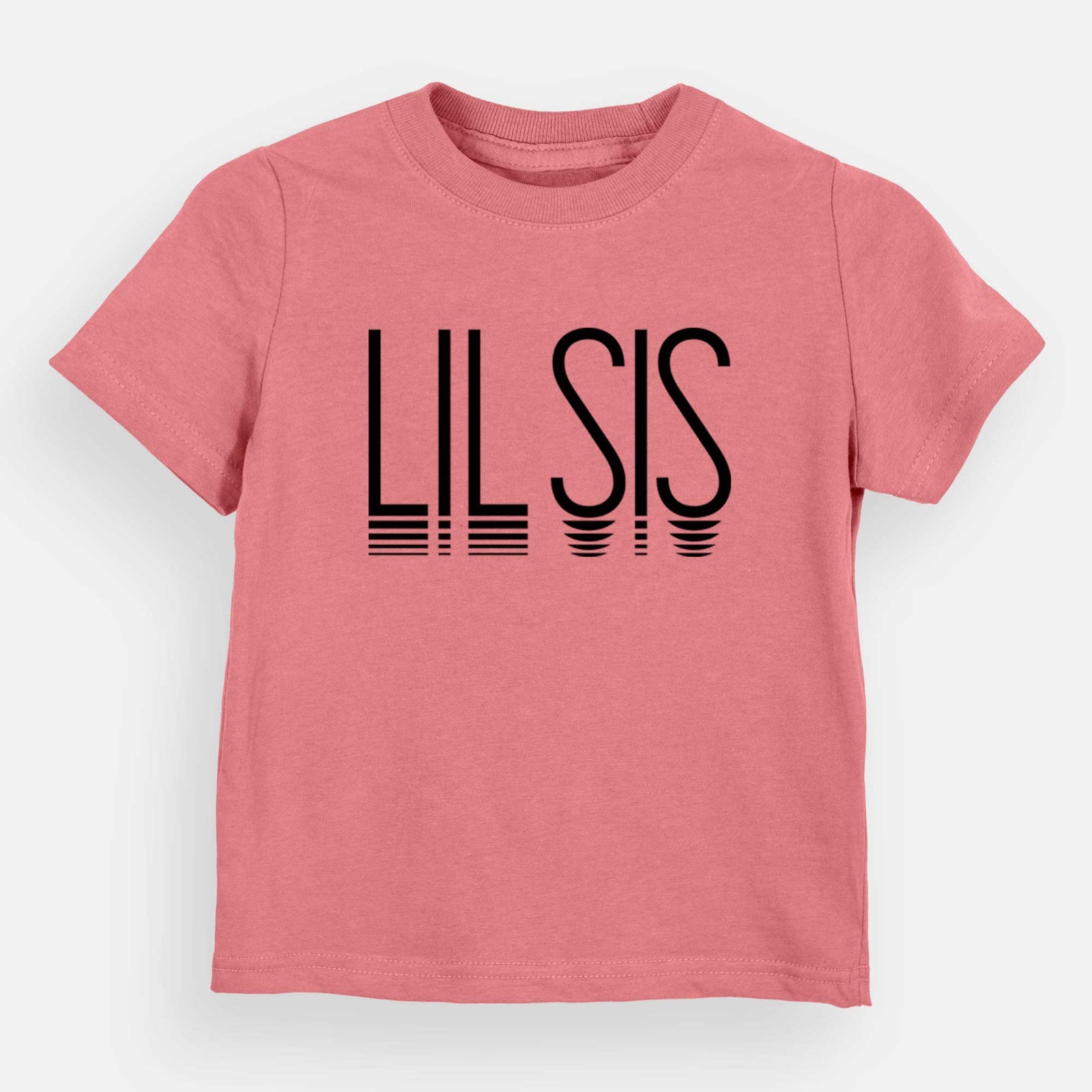 'Lil Sis - Reflections Collection' design on a Mauve kids' shirt