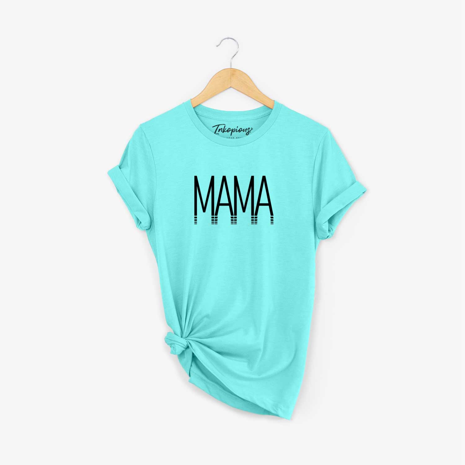 'Mama - Reflections Collection' design on a Sea Green Unisex crewneck