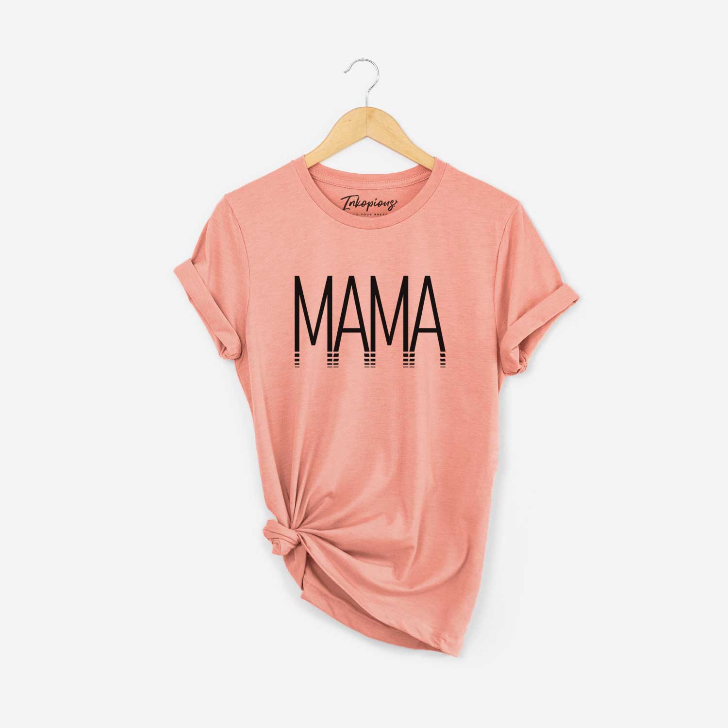 'Mama - Reflections Collection' design on a Sunset Unisex crewneck