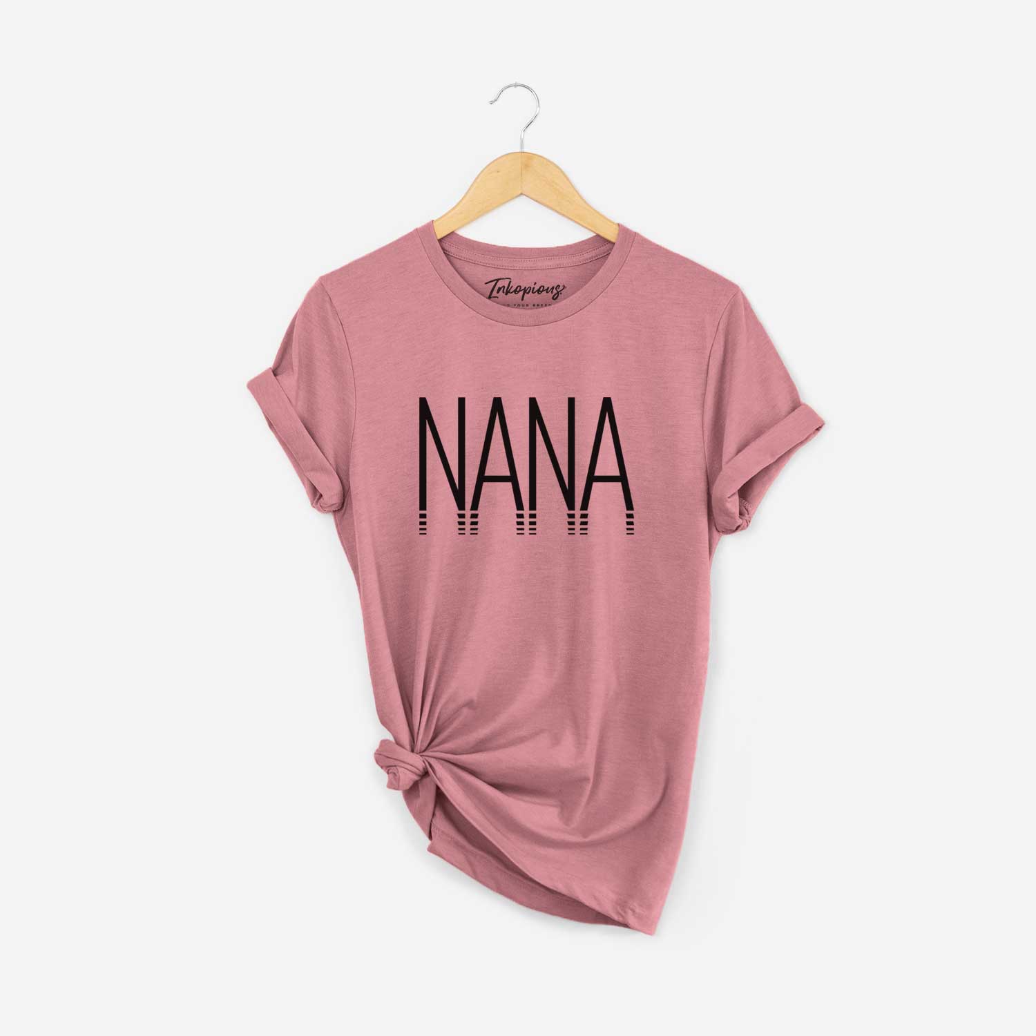 'Nana - Reflections Collection' design on a Mauve Unisex crewneck