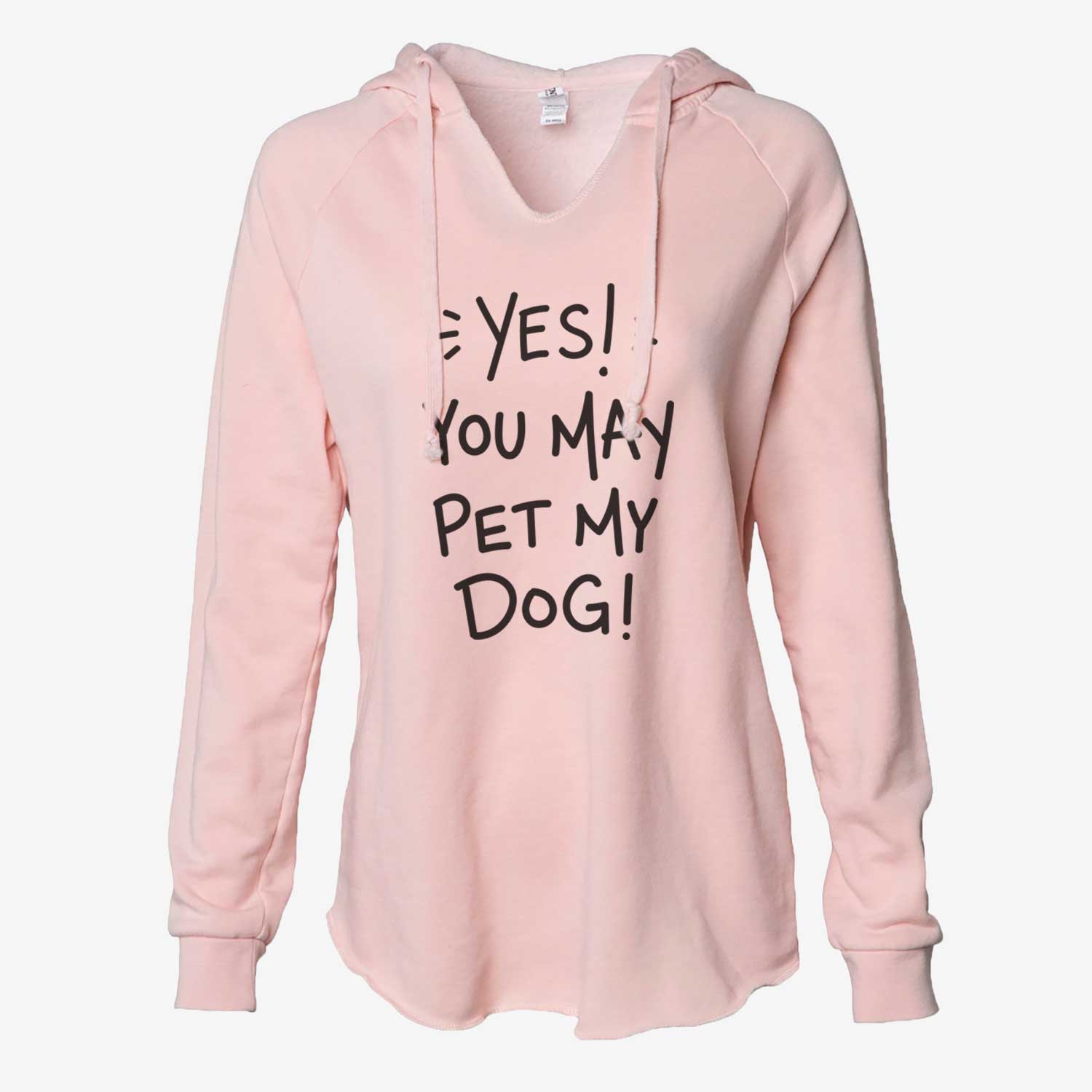 Yes You May Pet My Dog - Cali Wave Hooded Sweatshirt