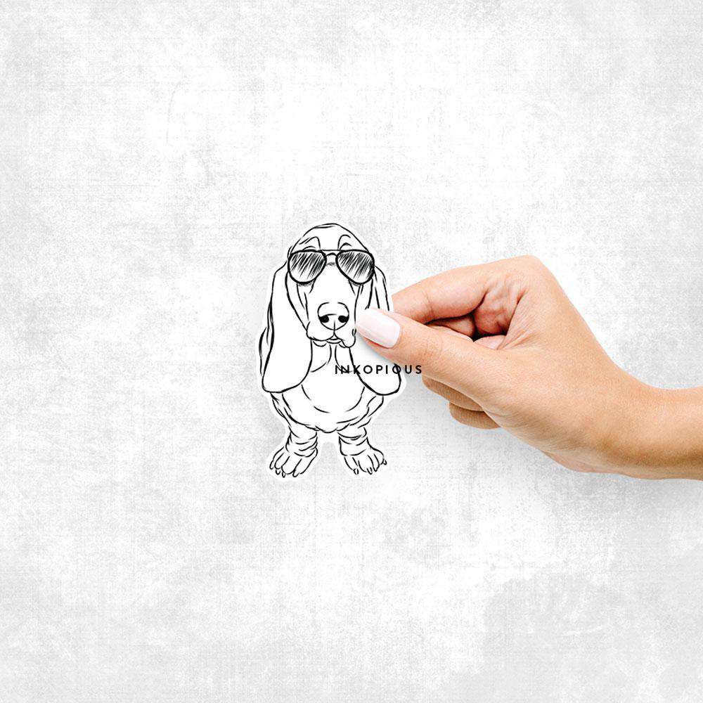 Charlie the Basset Hound - Decal Sticker