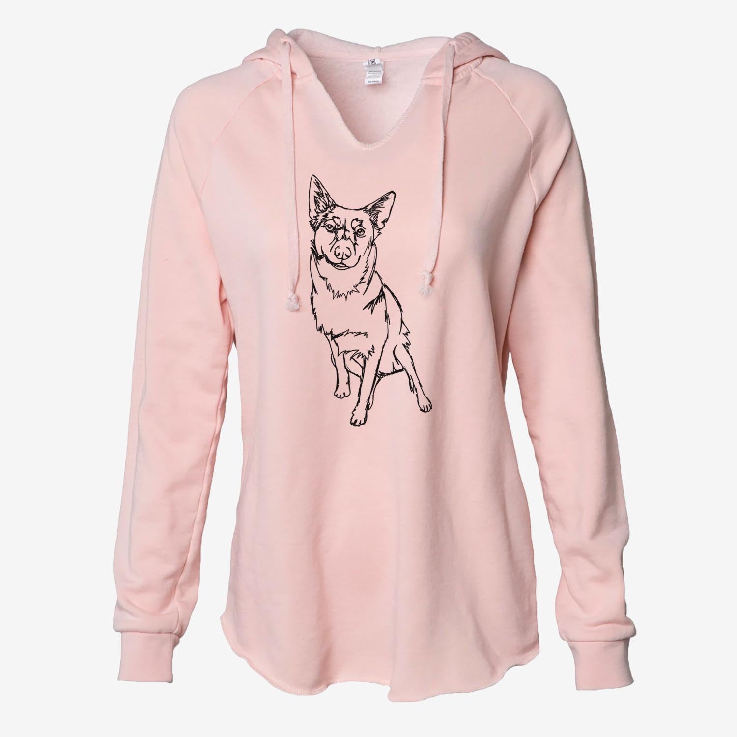Doodled Australian Cattle Dog - Cali Wave Hooded Sweatshirt